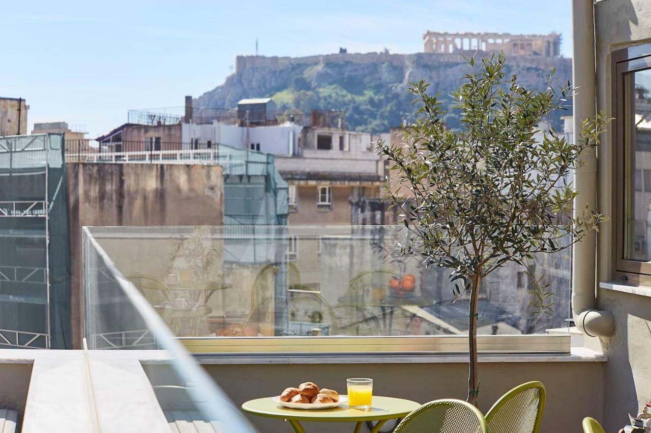 Old Athens Style 1Bdr With Acropolis View Rooftop! Zewnętrze zdjęcie